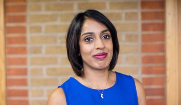 Picture of nirali patel with a blue top